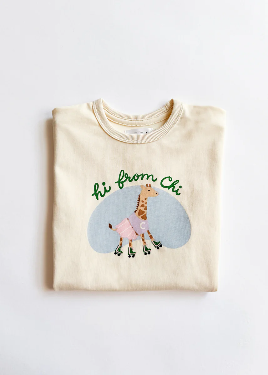 Hi From Chi Oversized Tee & Short Set - Image 8