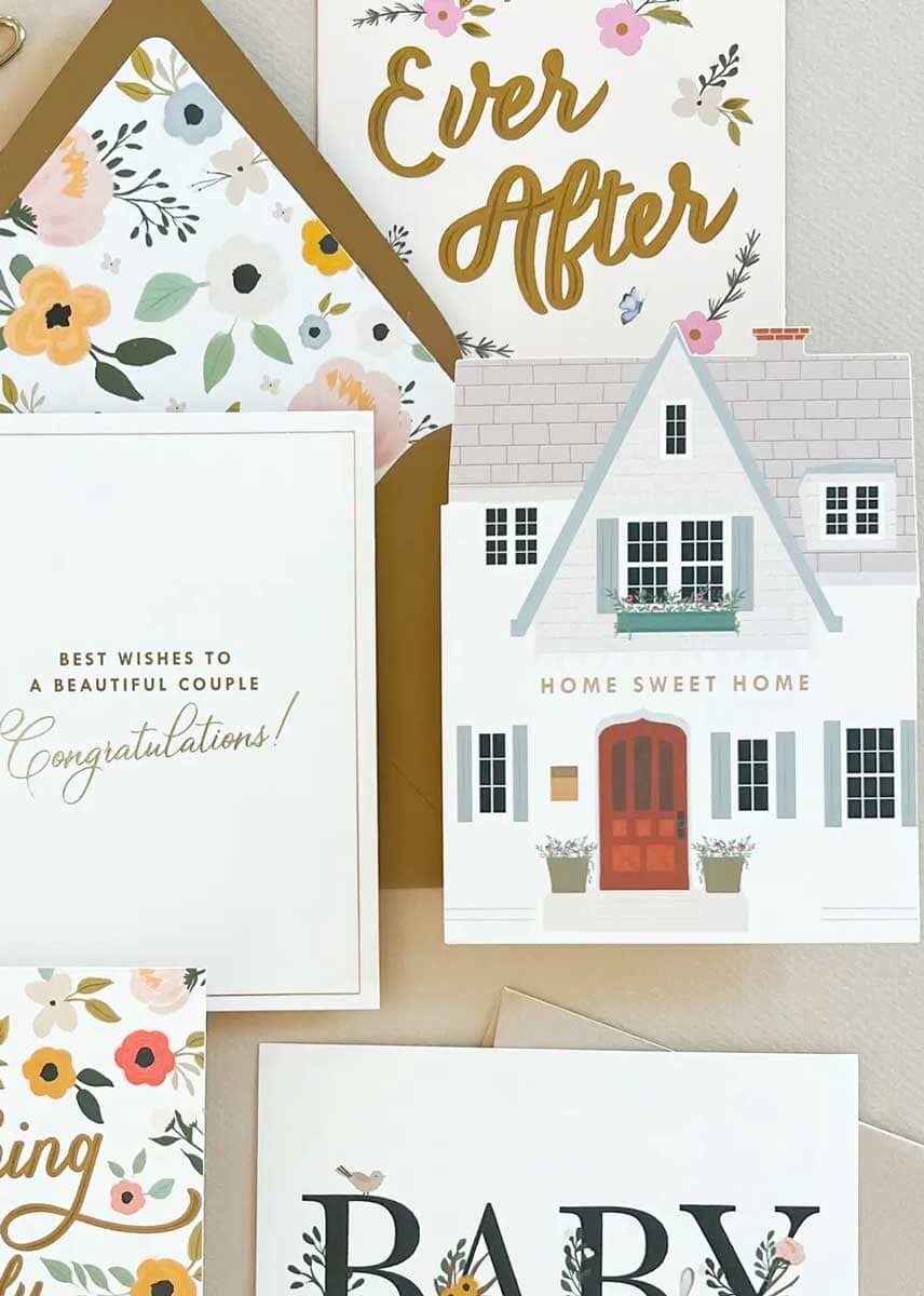 Home Sweet Home Shutters Folded Card - Image 2