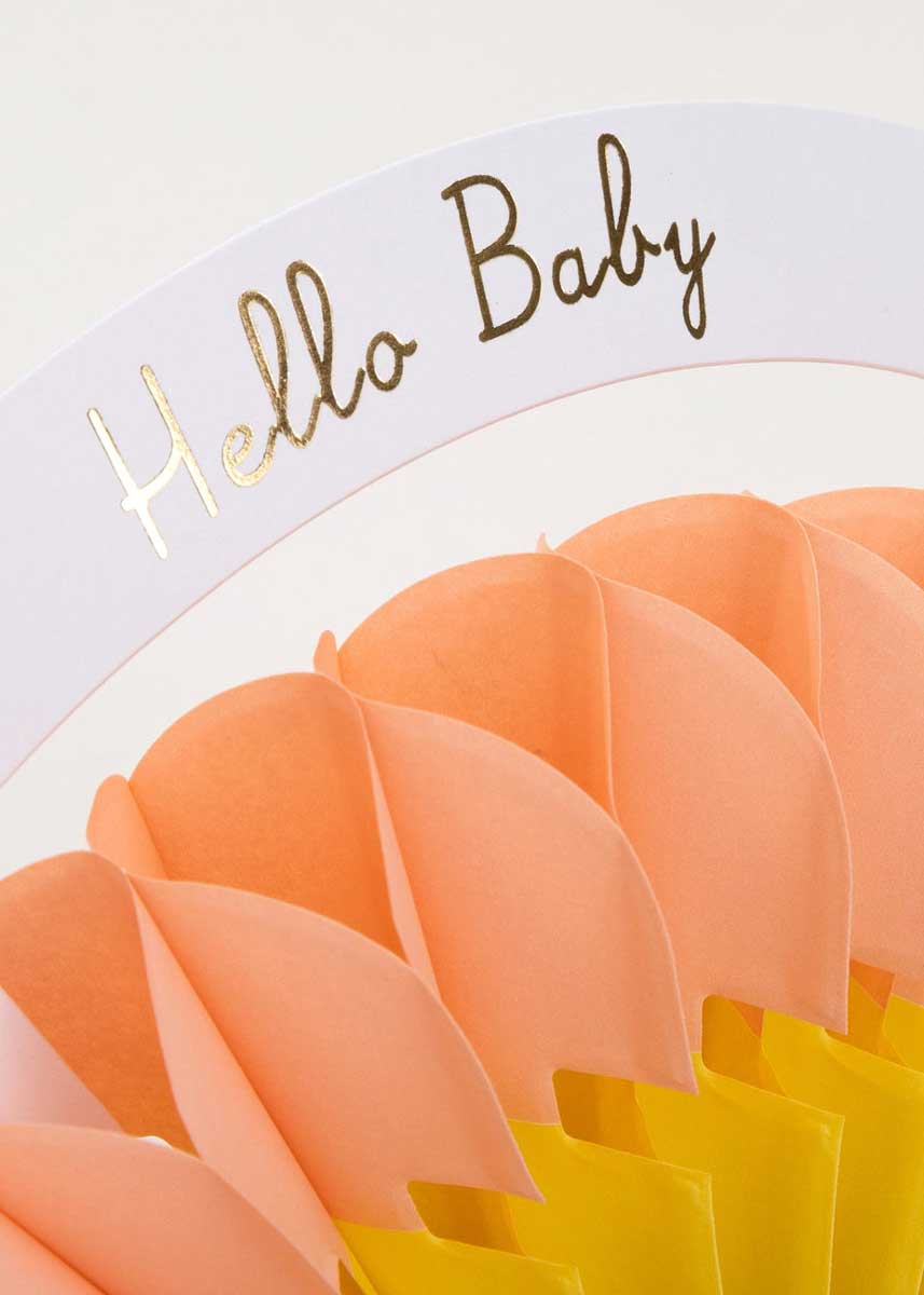 Honeycomb Rainbow Baby Card - Image 2