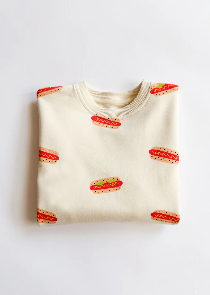Pre-Order: Hot Dog Oversized Sweatshirt - Image 6