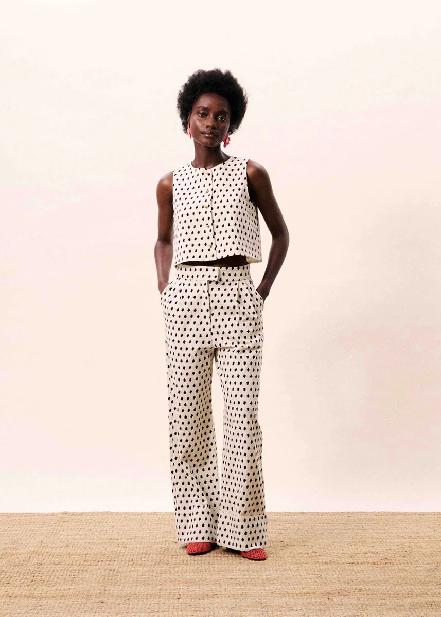 Isolde Pant - Creme - Image 4