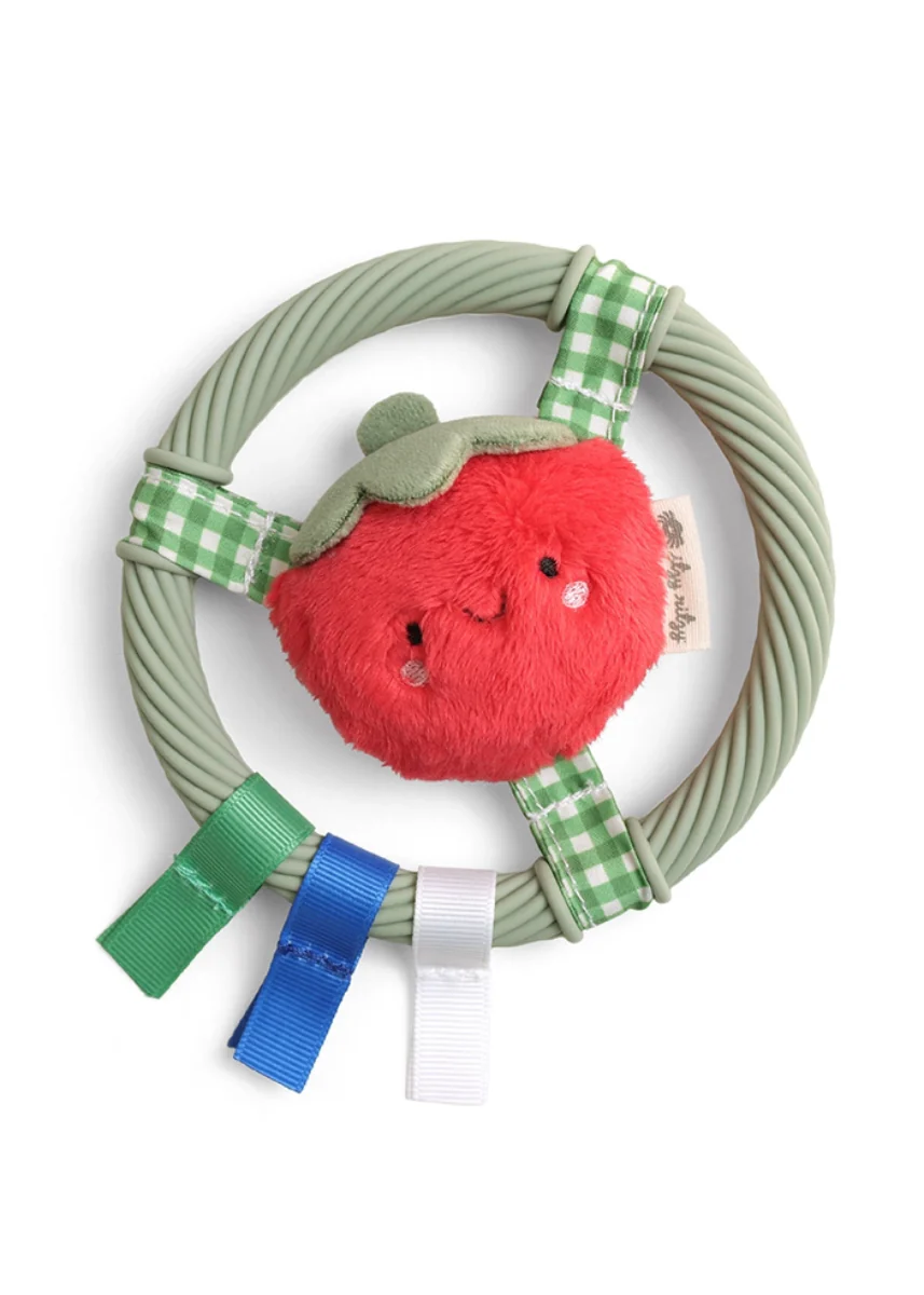 Itzy Teething Ring Pal - Tomato - Image 2