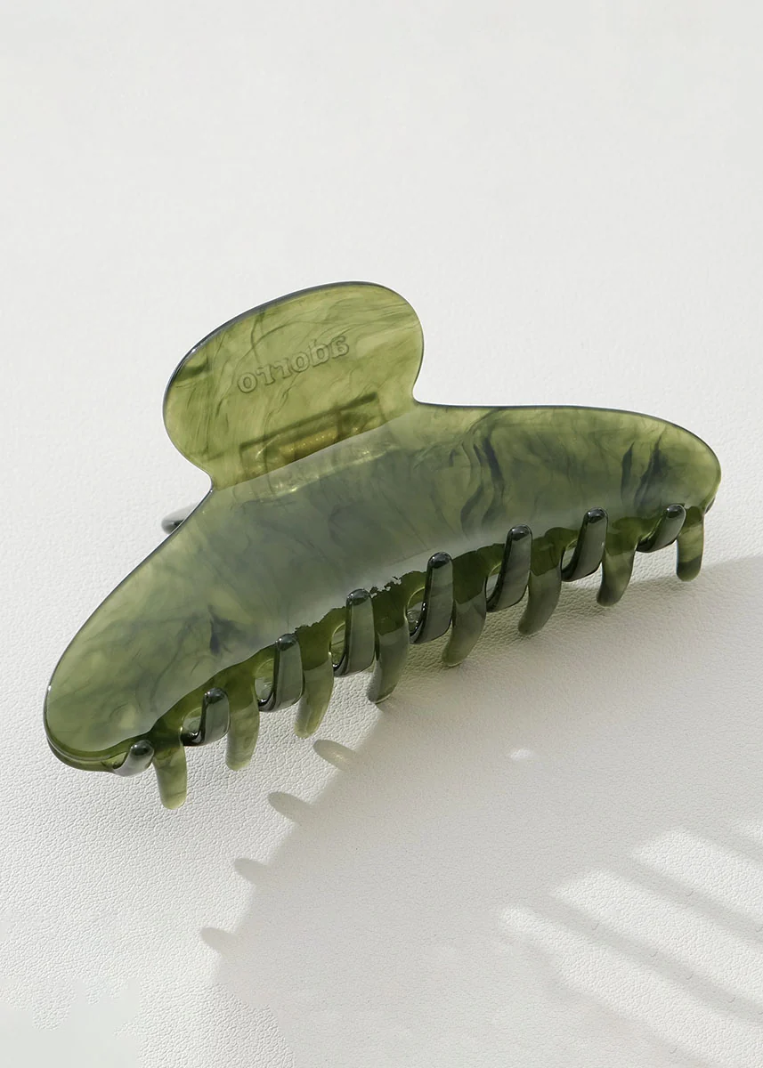 Jade Green Large Claw Clips - Image 3