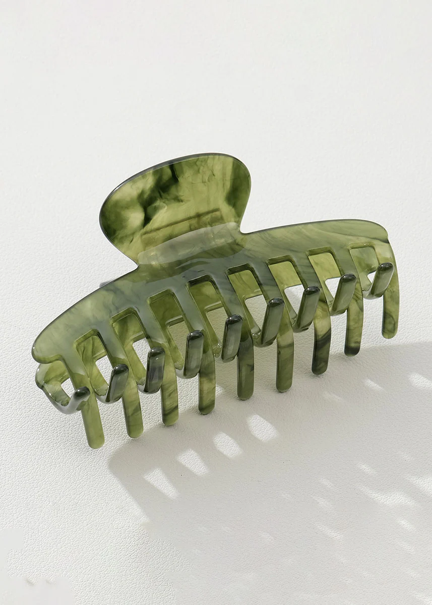 Jade Green Large Claw Clips - Image 4