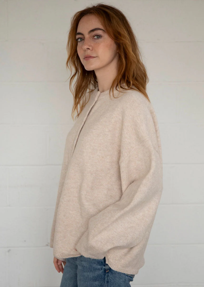 Juniper Cardigan - Oatmeal - Image 2