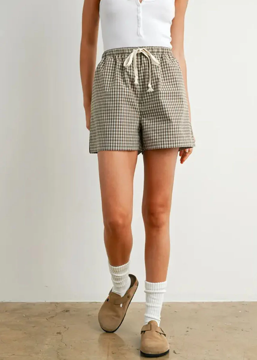 Kiah Striped Boxer Short - Brown - Image 4