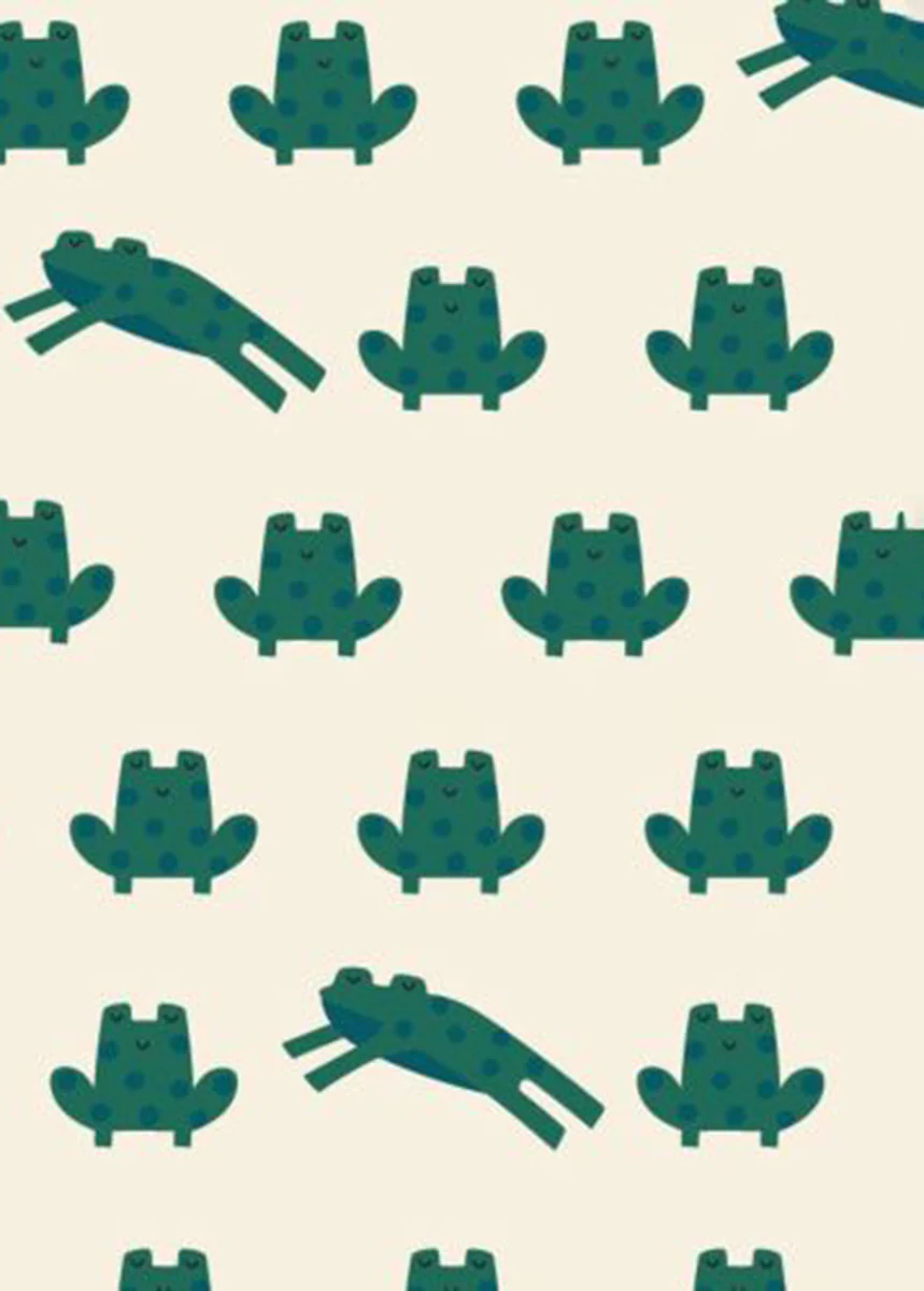 Kids Long John Pajama Set - Ribbit Ribbit - Image 3