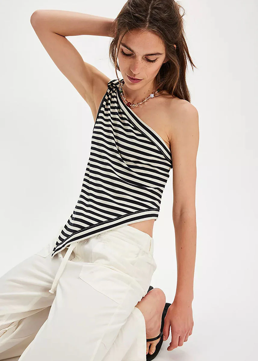 Knot My Vibe Top - Black Combo - Image 2