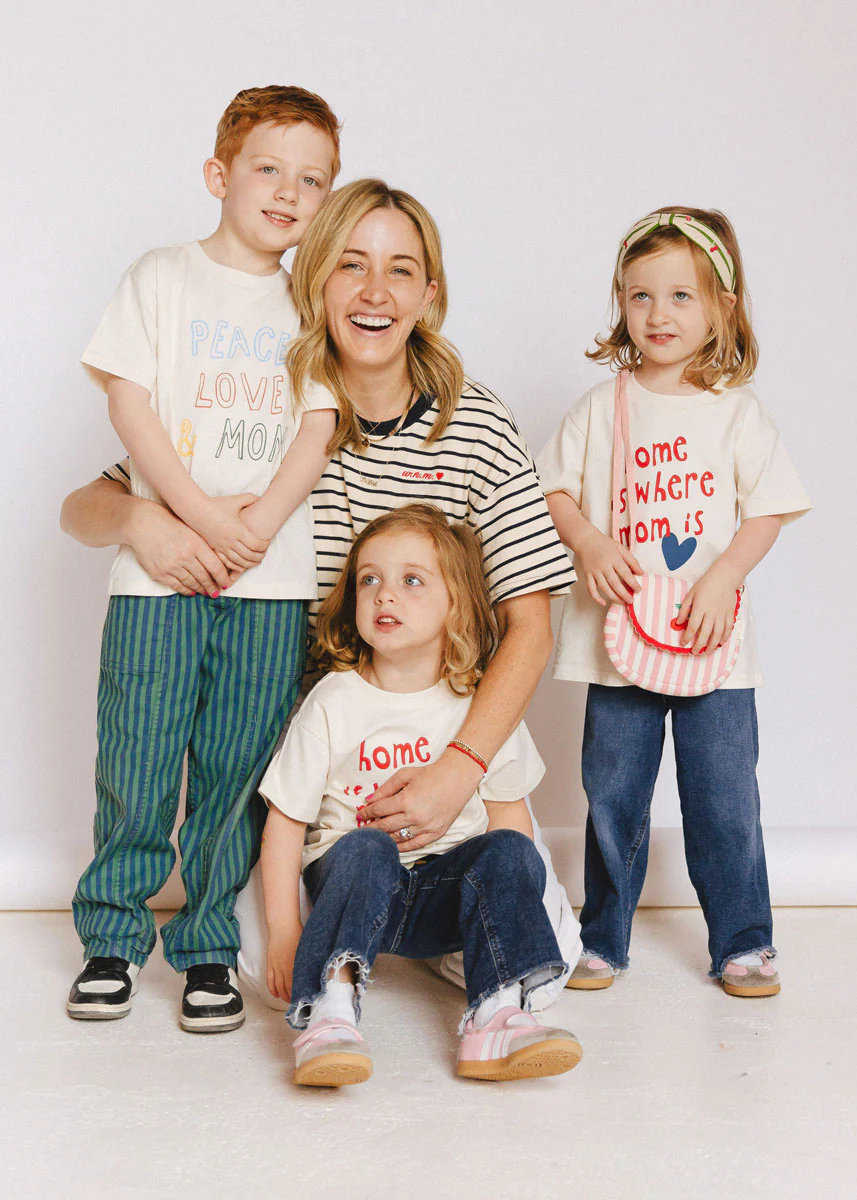 Landon Striped Tee - Natural Navy - Image 5