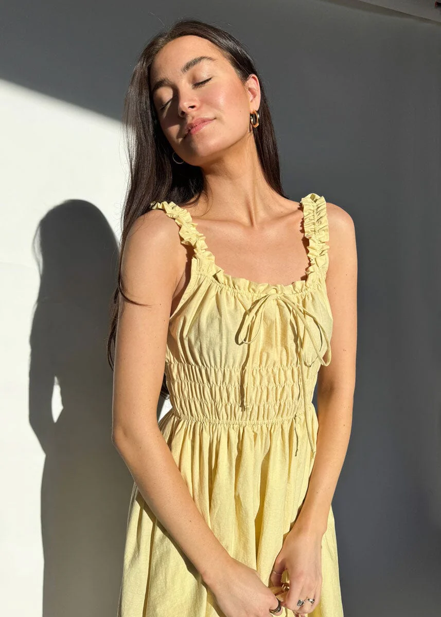 Libra Dress - Yellow - Image 3