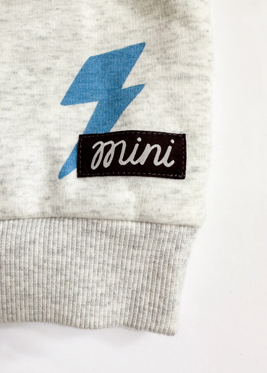 Lightning Bolt Sweatsuit Set - Blue - Image 9