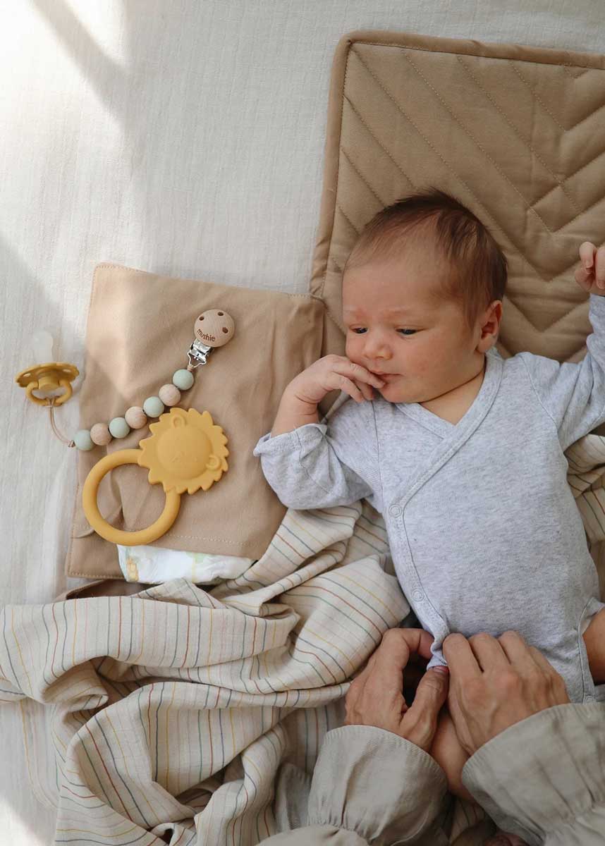 Lion Teether - Soft Yellow - Image 3