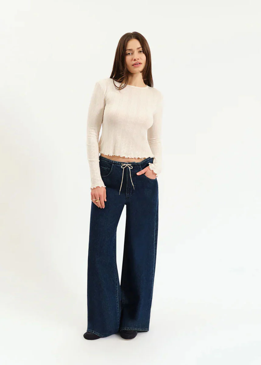 Madison Mid-Rise Wide Leg - Moonlight Rinse - Image 6