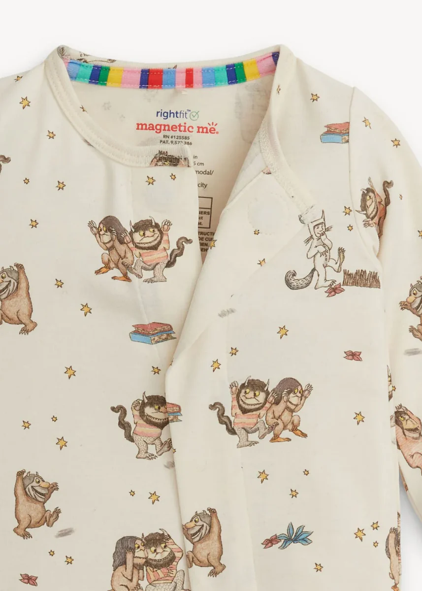 Magnetic Right Fit Footie - Where The Wild Things Are - Image 3