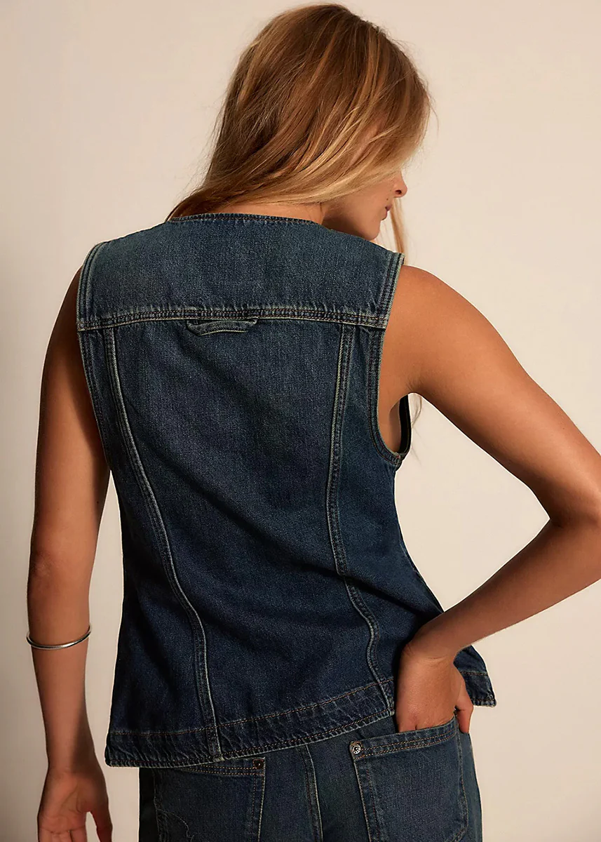 Maris Denim Top - Wall Flower - Image 4