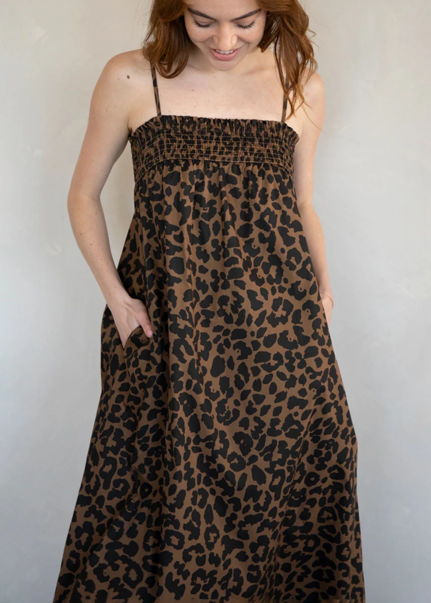 Marty Maxi Dress - Leopard - Image 4
