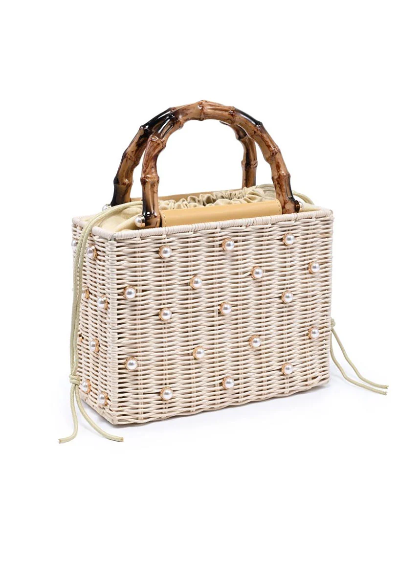 Maxie Pearl-Studded Evening Bag - Image 2