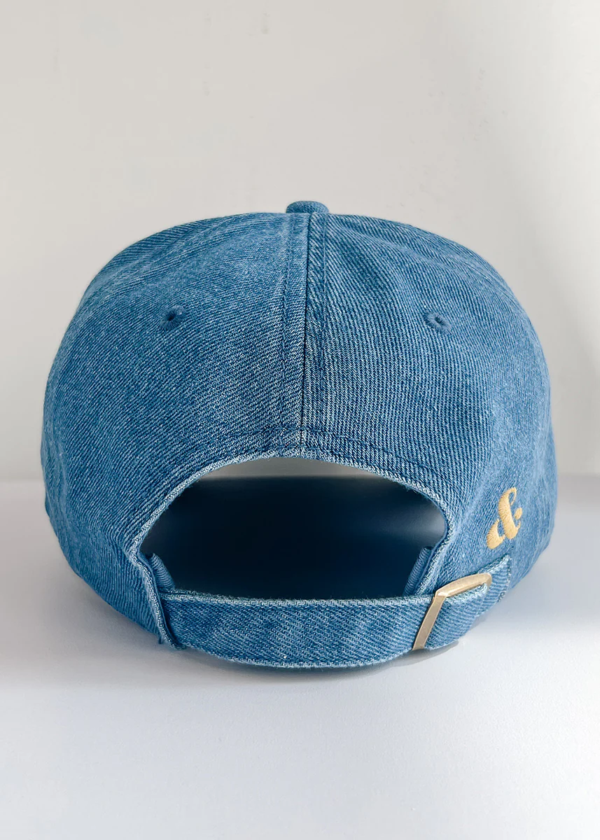 Midwest Honey Dad Hat - Dark Denim - Image 8