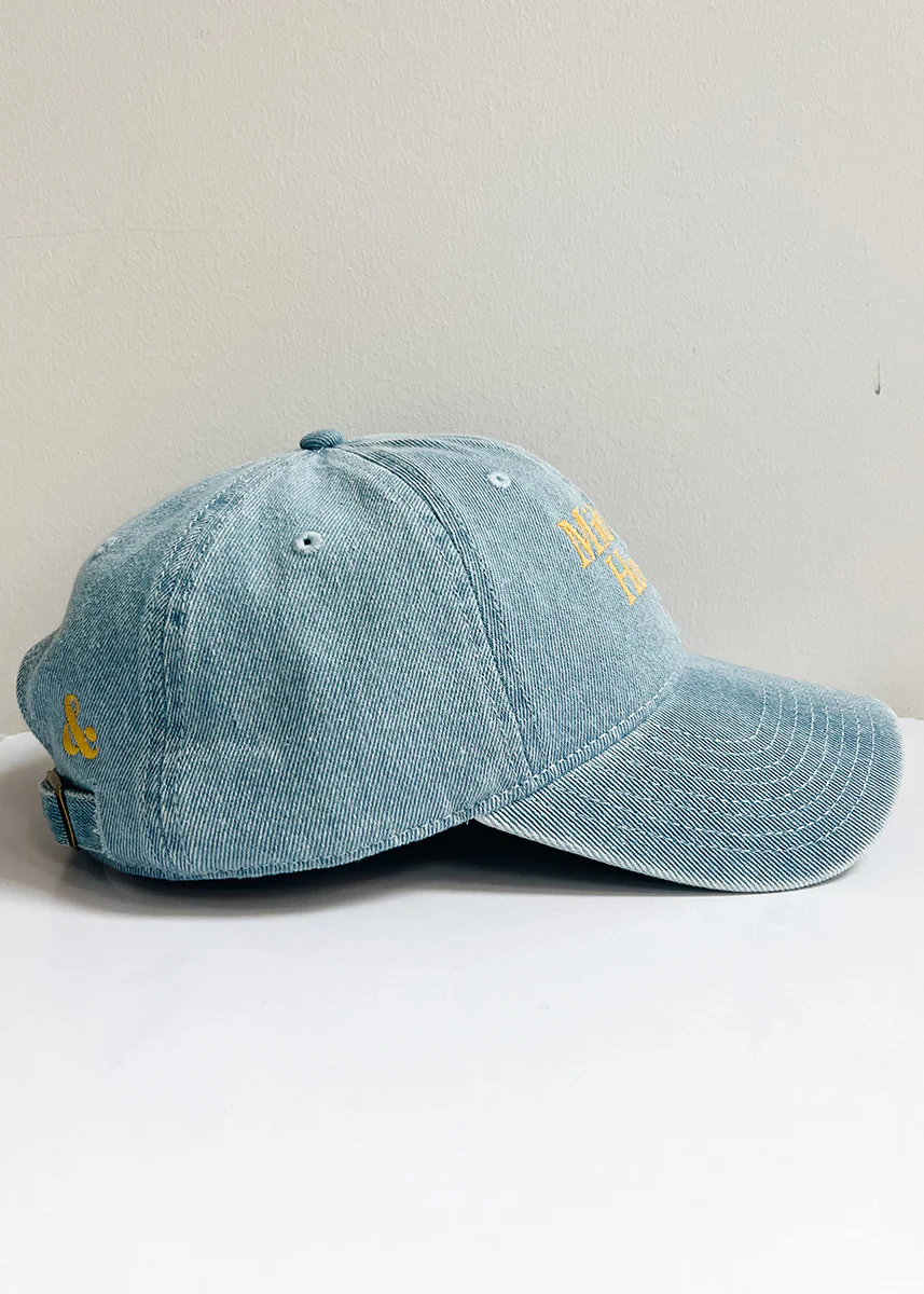Midwest Honey Dad Hat - Denim - Image 2