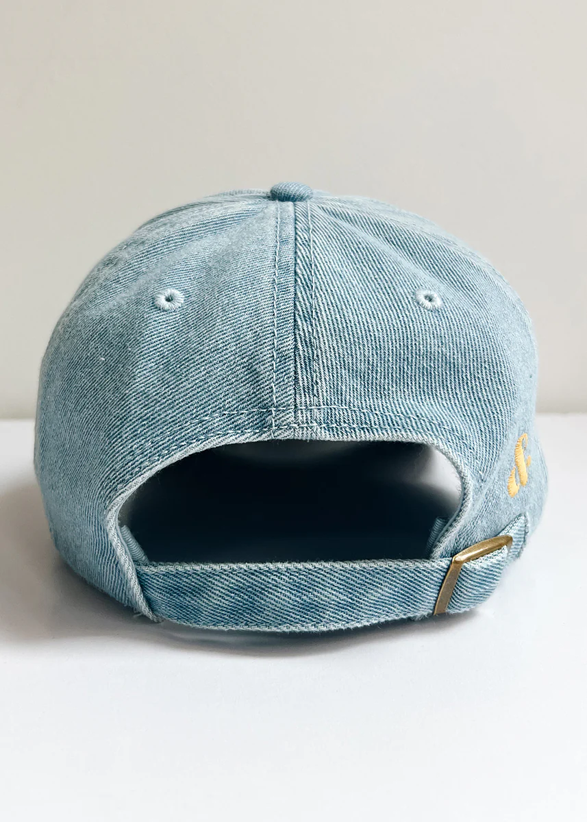 Midwest Honey Dad Hat - Denim - Image 3