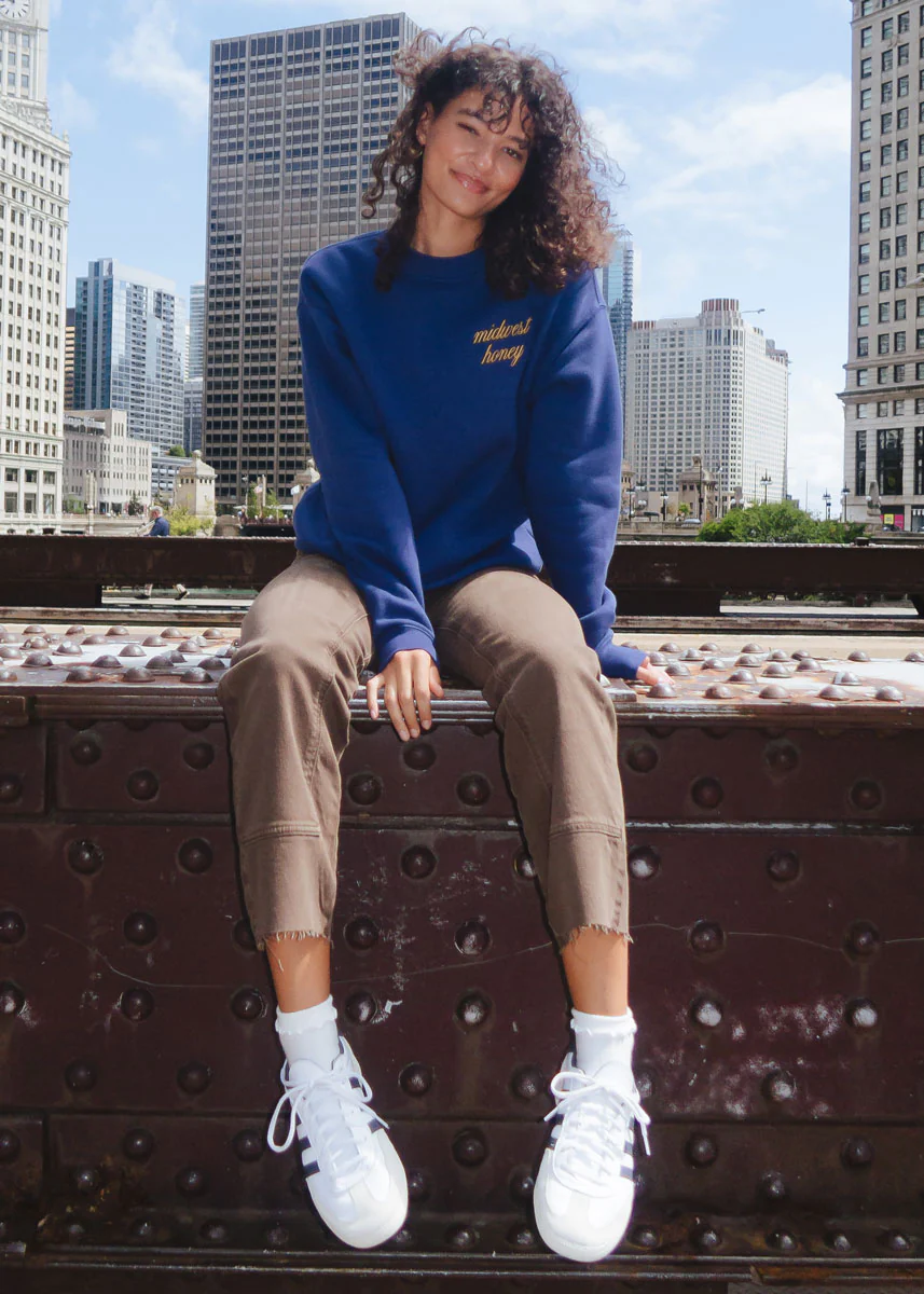 Midwest Honey Script Sweatshirt - Image 4