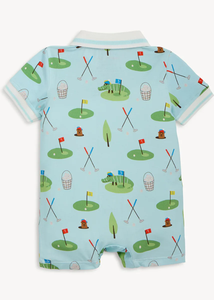 Modal Magnetic Polo Romper - Gopher It - Image 2