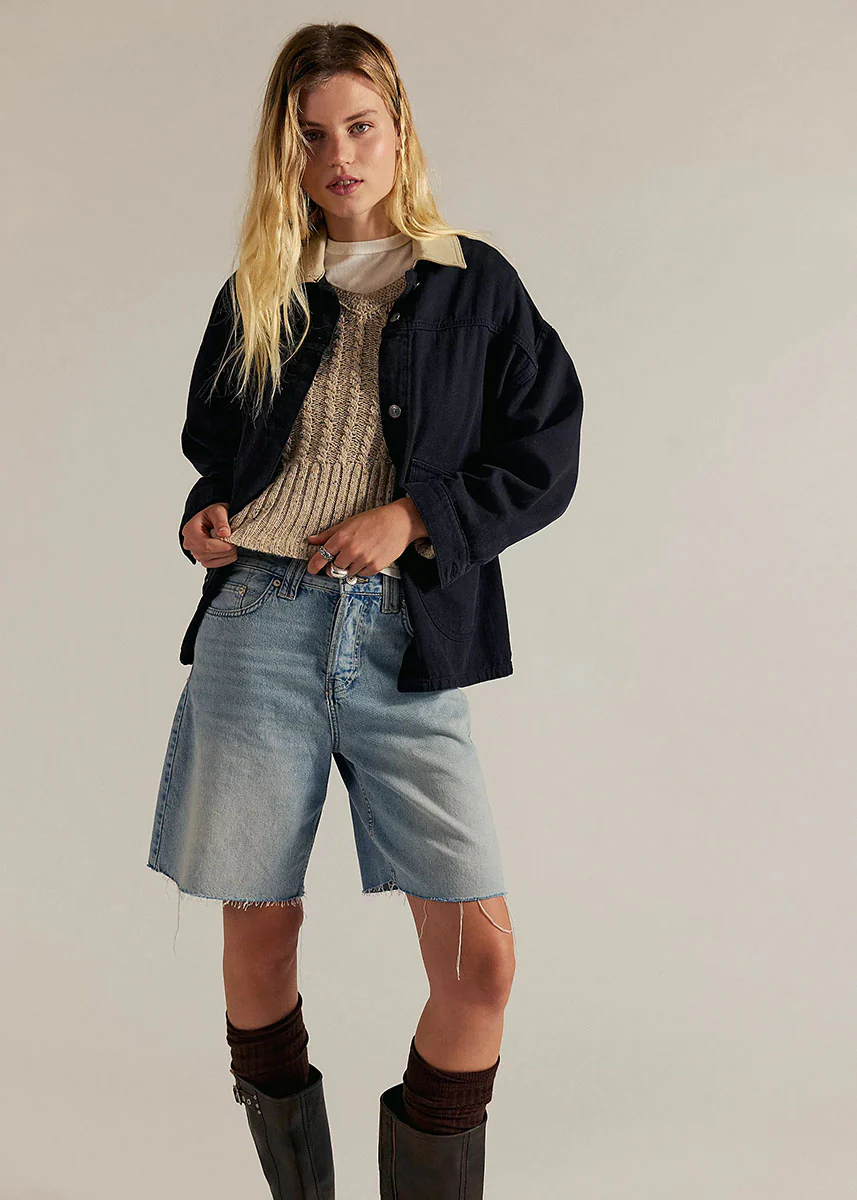 Montana Raw Hem Short - Cowgirl Blues - Image 6