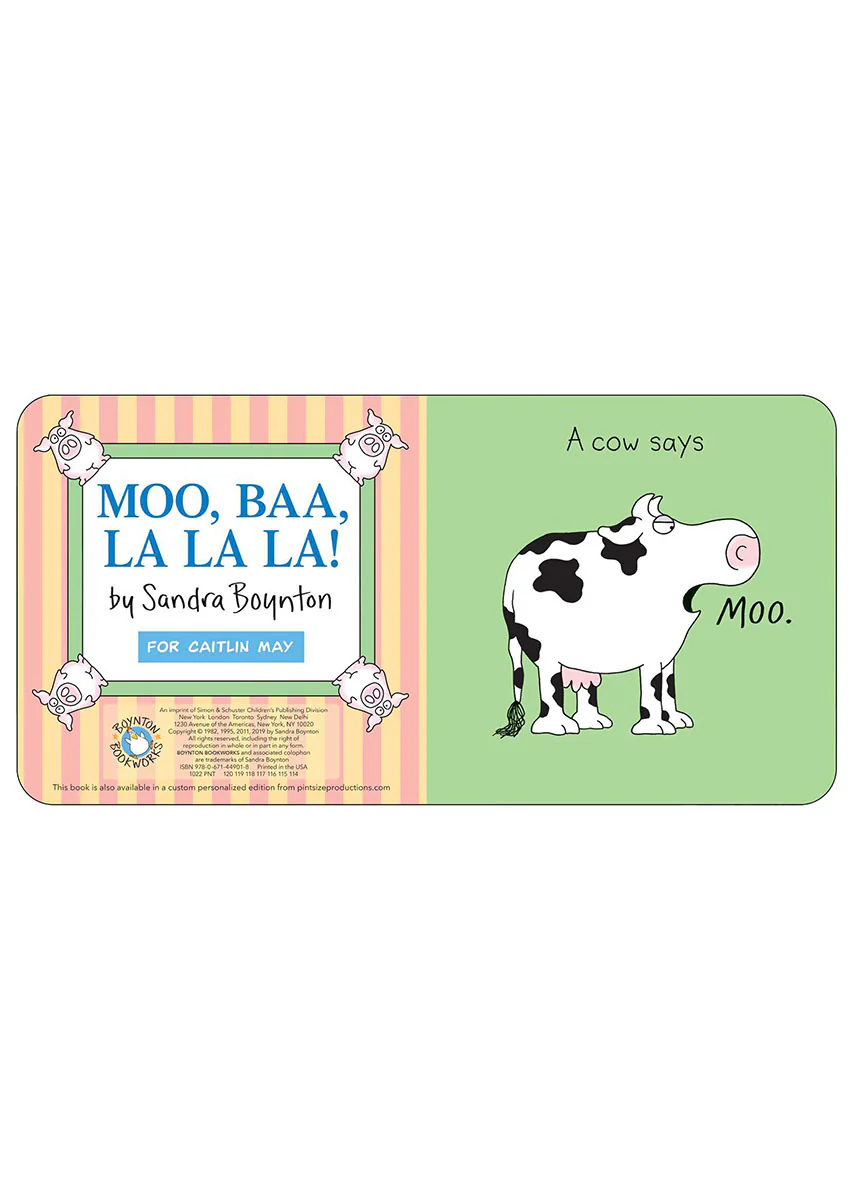 Moo, Baa, La La La! Book - Image 2