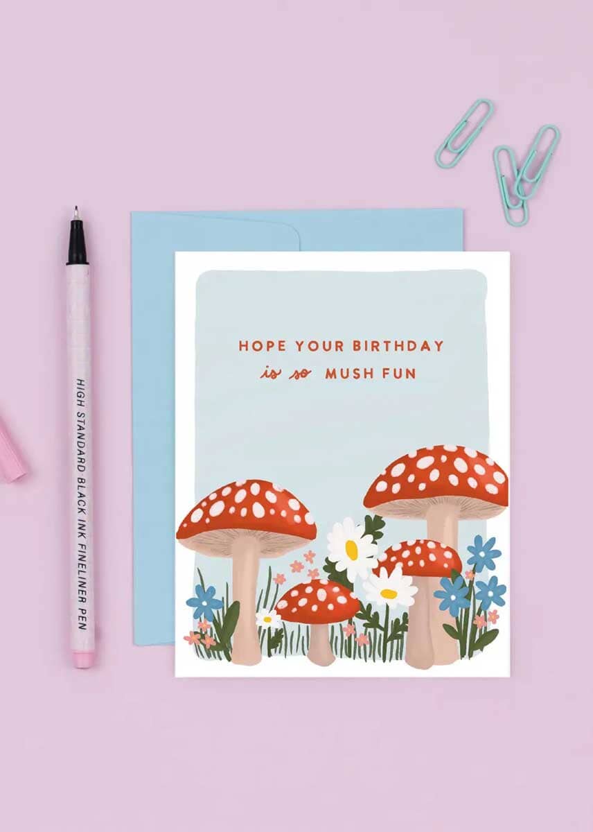 Mushroom Birthday Card - Image 2