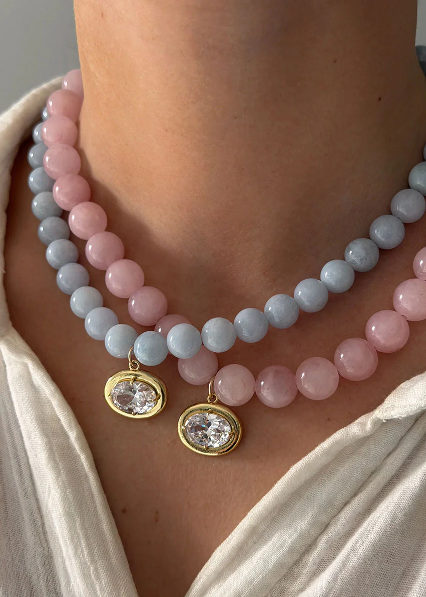 Naples Necklace - Light Blue - Image 2