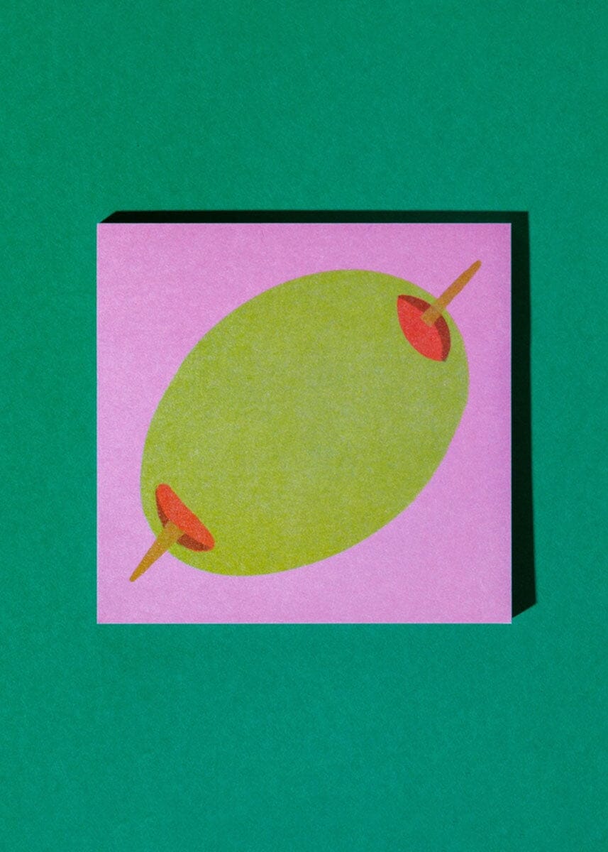 Olive Sticky Notes - Mauve - Image 2