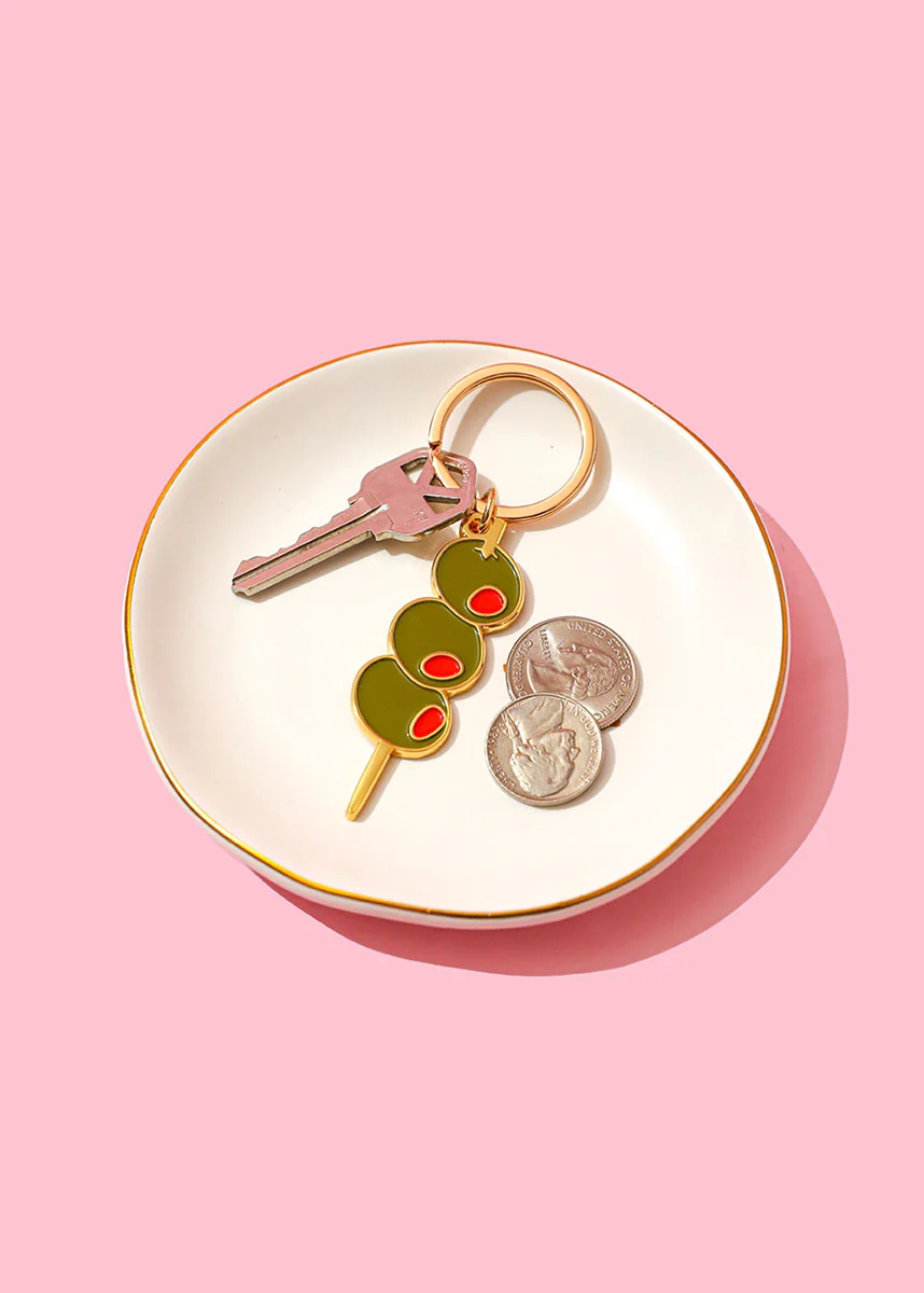 Olives Enamel Keychain - Image 2