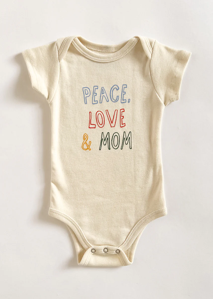 Peace, Love & Mom Onesie - Image 2