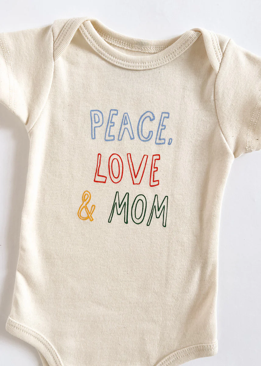 Peace, Love & Mom Onesie - Image 4