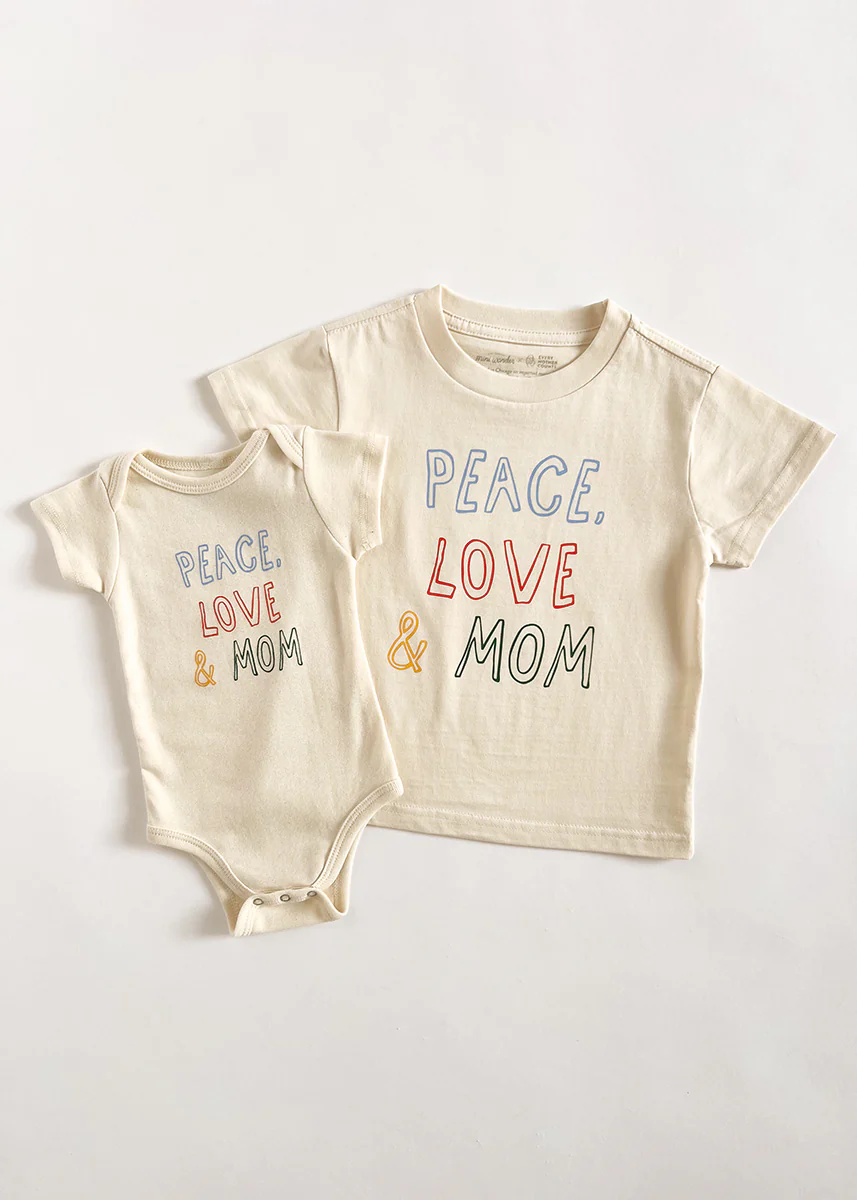 Peace, Love & Mom Onesie - Image 6