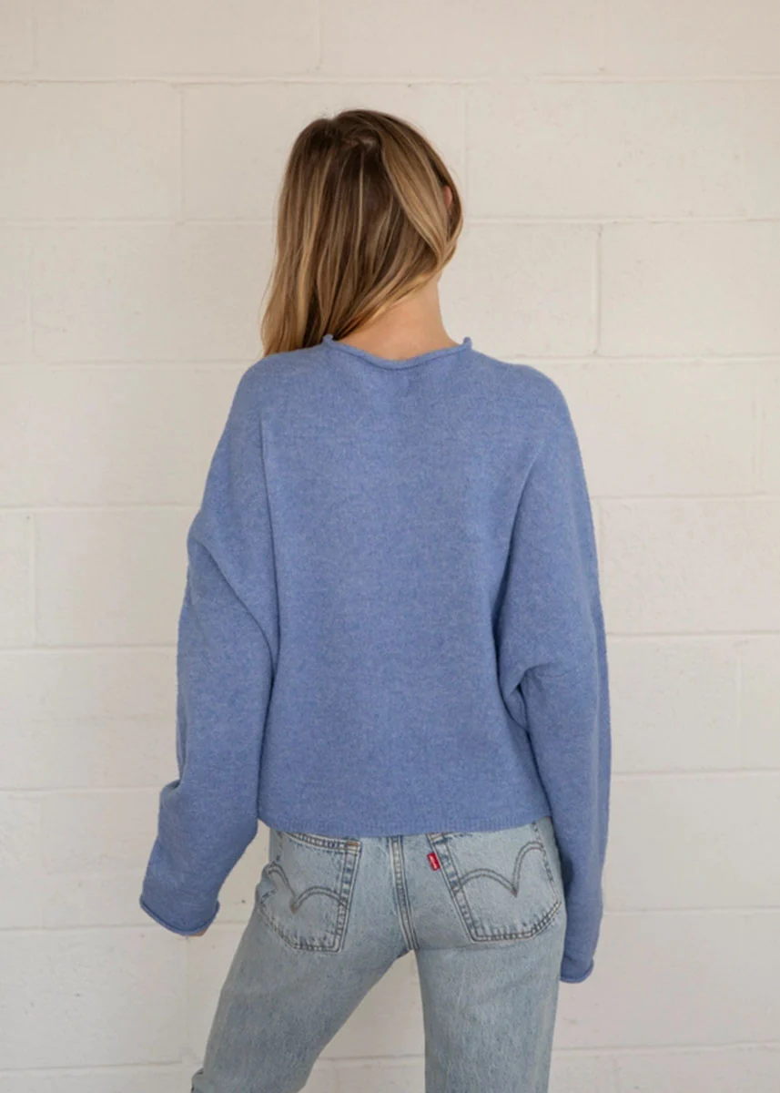 Piper Cardigan - Dusty Blue - Image 5