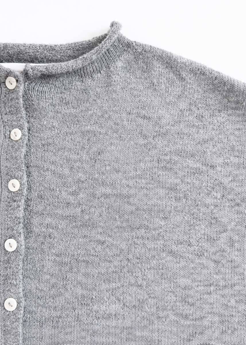 Piper Cardigan - Heather Grey - Image 4