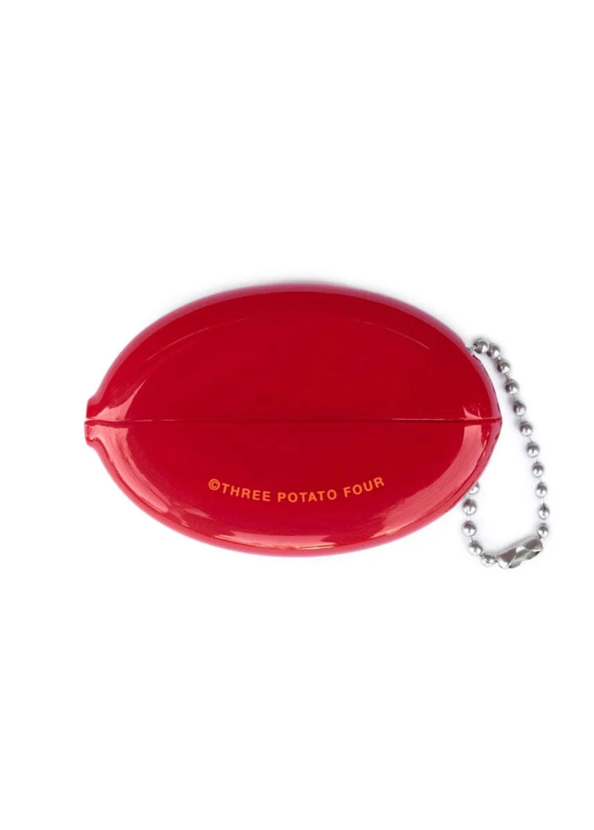 Pizza Money Coin Pouch - Red - Image 3