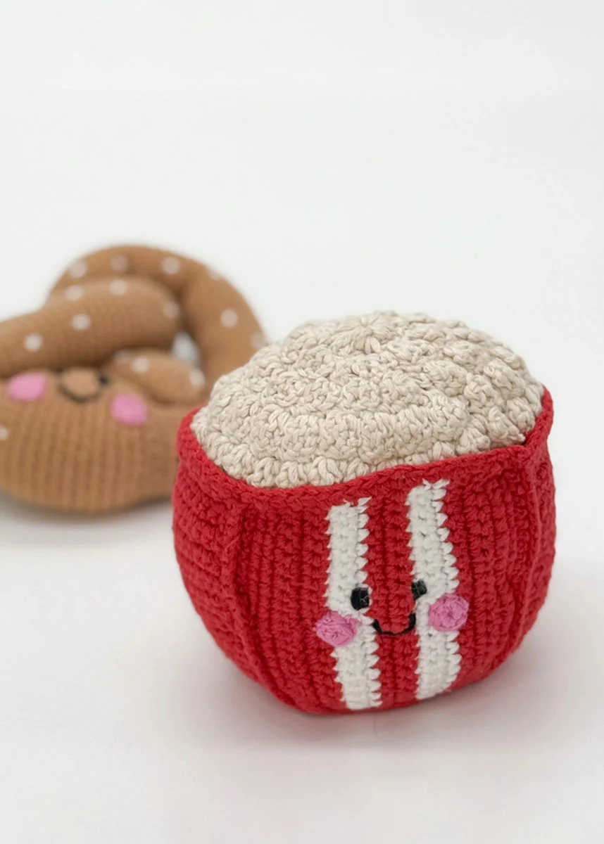 Plush Popcorn Rattle - Image 3