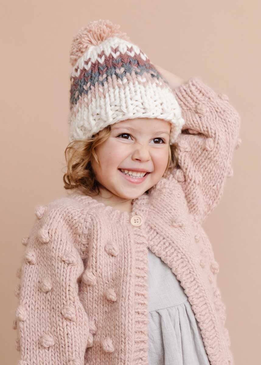 Popcorn Cardigan - Blush - Image 2