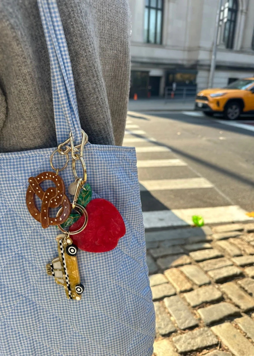 Pretzel Bag Charm Keychain - Image 3
