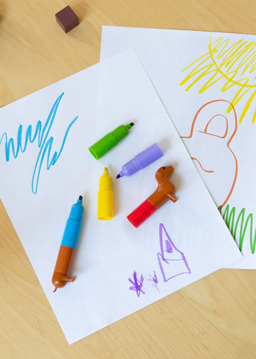 Rainbow Dachshund Markers - Image 2