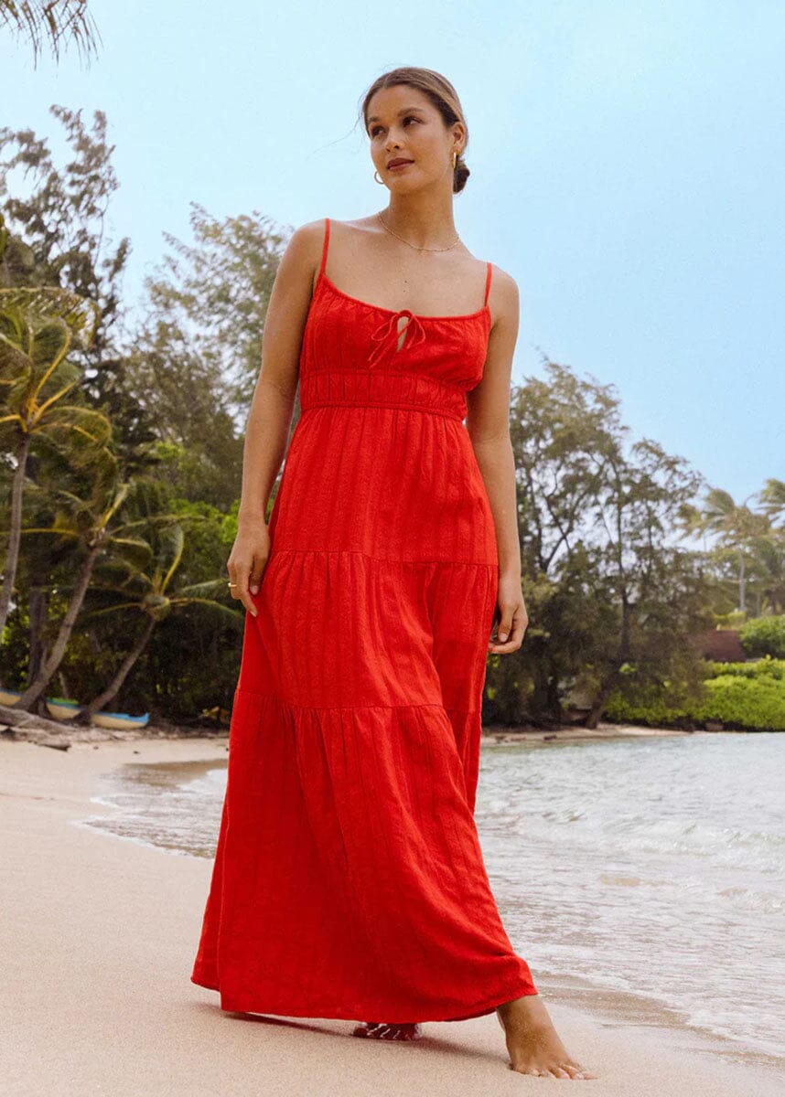 Red Aloha Maxi Dress - Red Aloha - Image 5