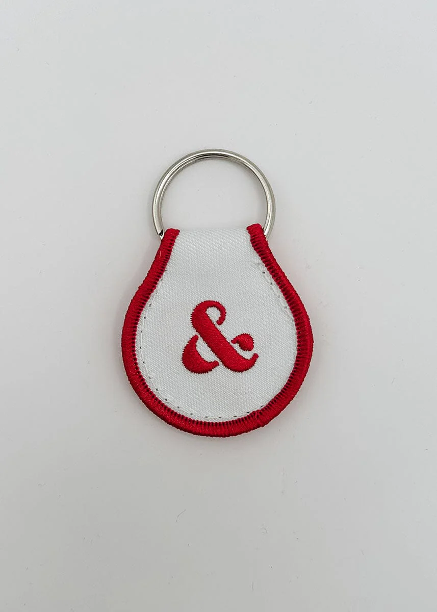 Red Heart Chi Patch Keychain - Image 2