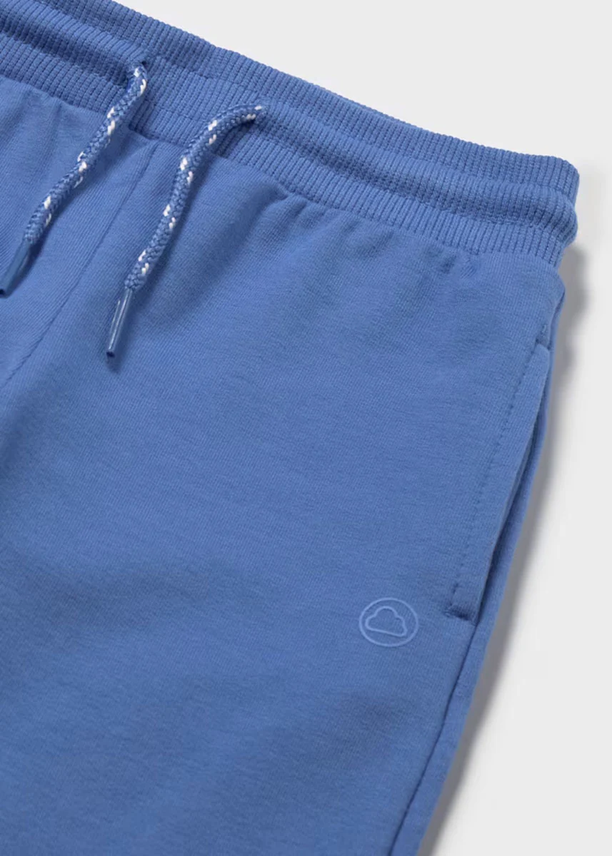 Renley Cuffed Fleece Sweatpants - Blue - Image 3