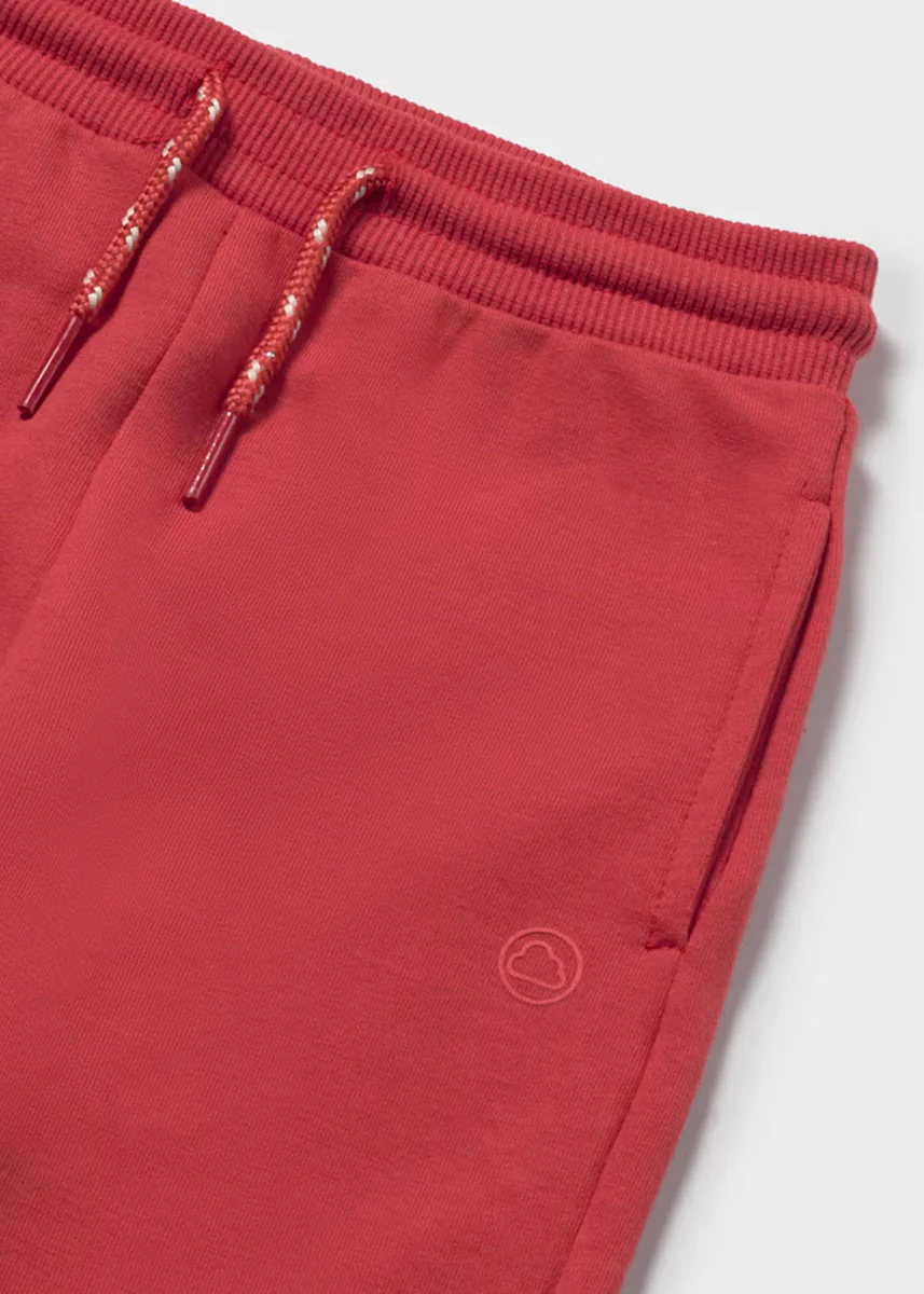 Renley Cuffed Fleece Sweatpants - Tomato - Image 3