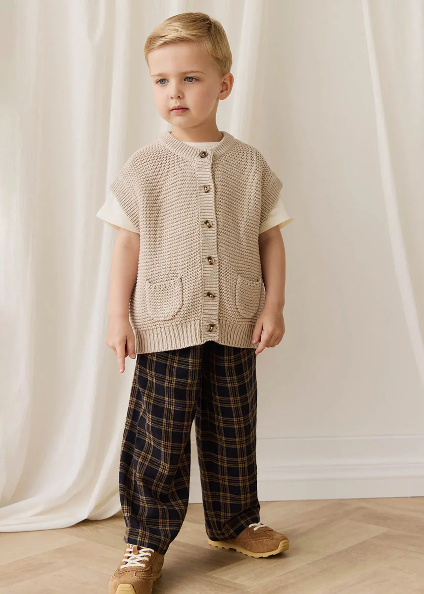 Rome Knit Vest - Oat - Image 2