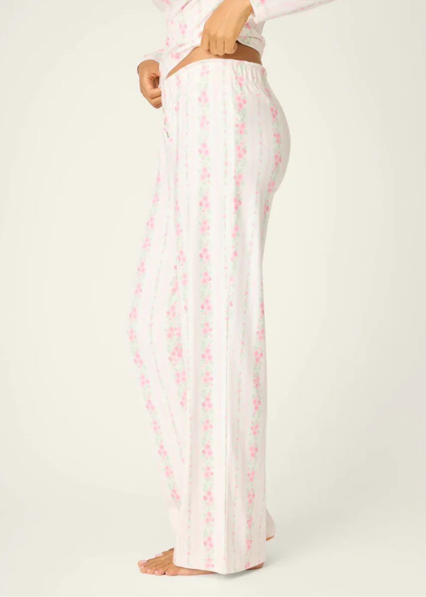 Roses Are Pink Pant - Ivory - Image 2