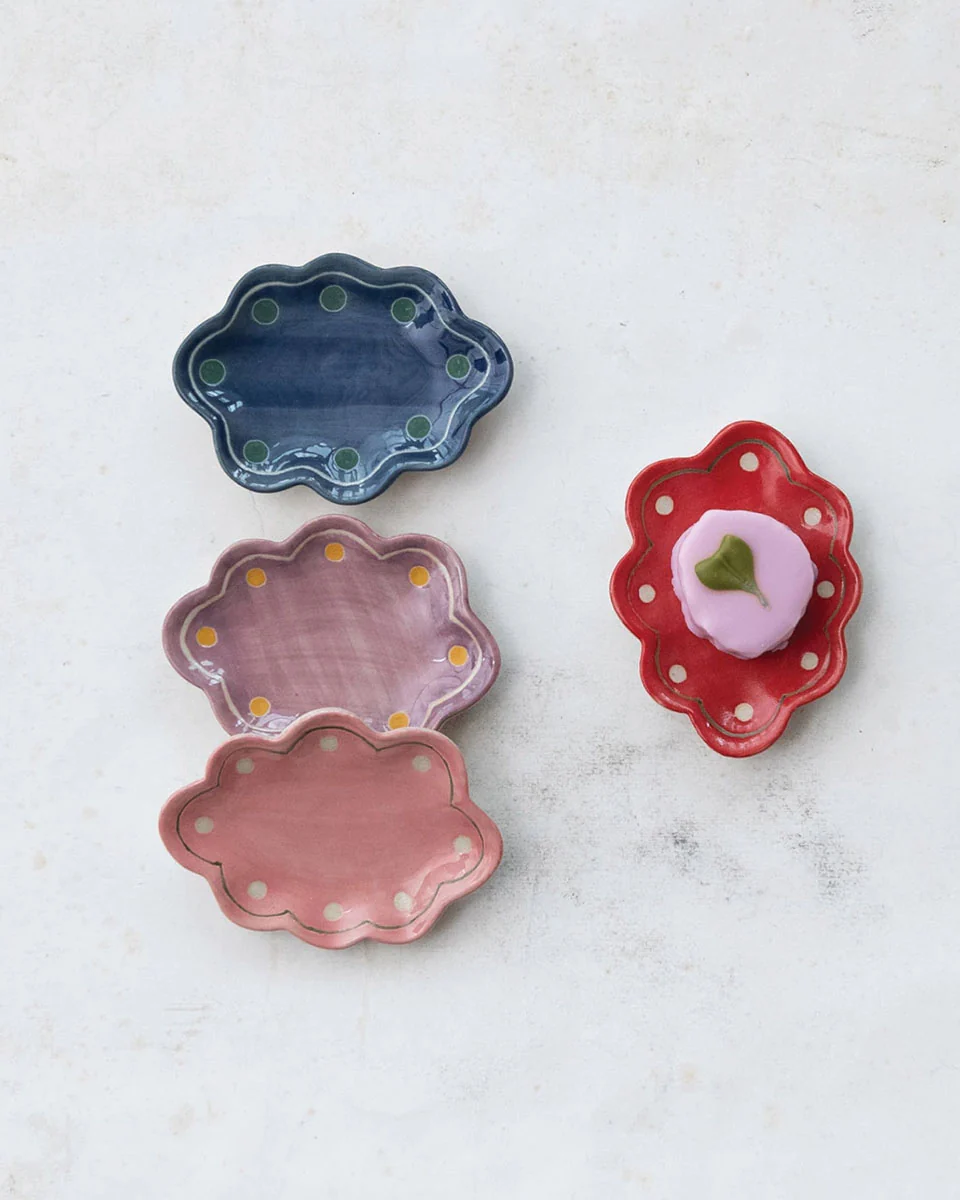 Scalloped Dot Dish - Image 2