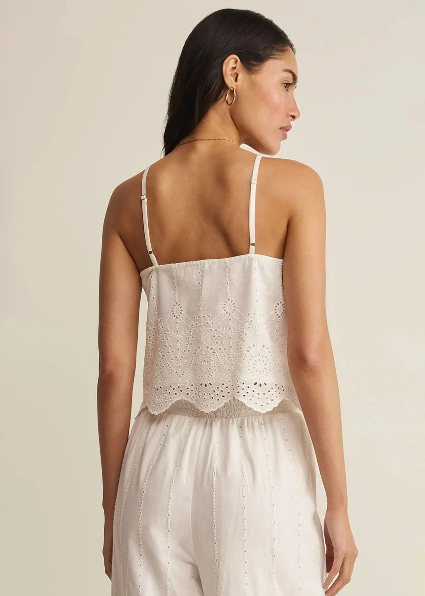 Sea Esta Embroidered Top - White - Image 3